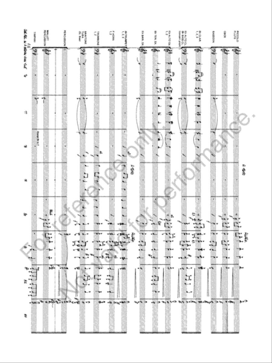 Chorale Prelude On A German Hymn Tune Concert Band scores gallery preview page 14