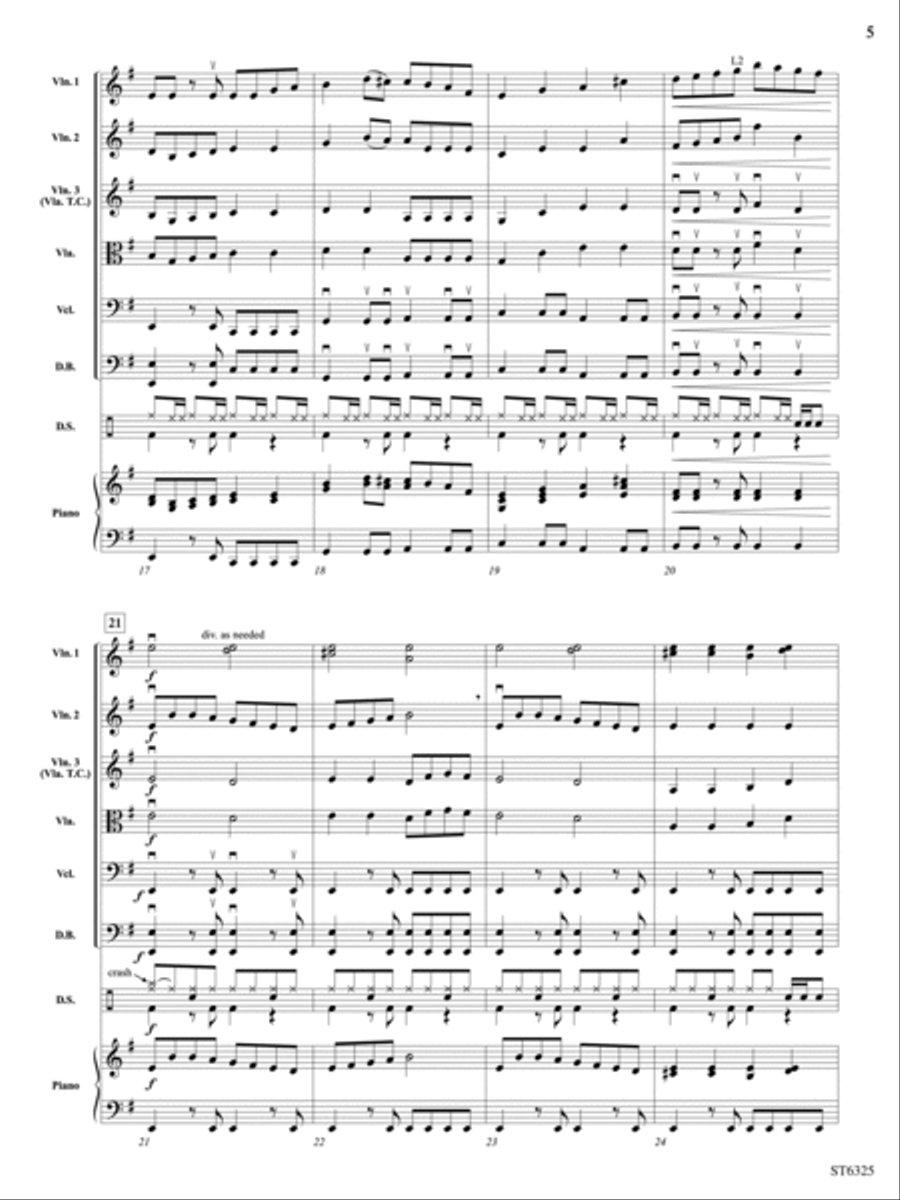 Rest Ye Merry, Rock Ye Very: Score String Orchestra scores gallery preview page 5
