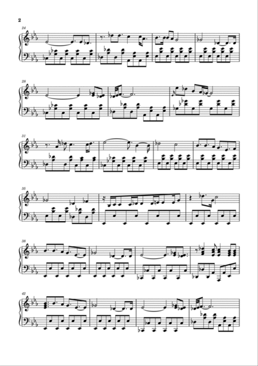 Color Bars Piano Solo scores gallery preview page 2