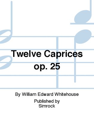 Book cover for Twelve Caprices op. 25