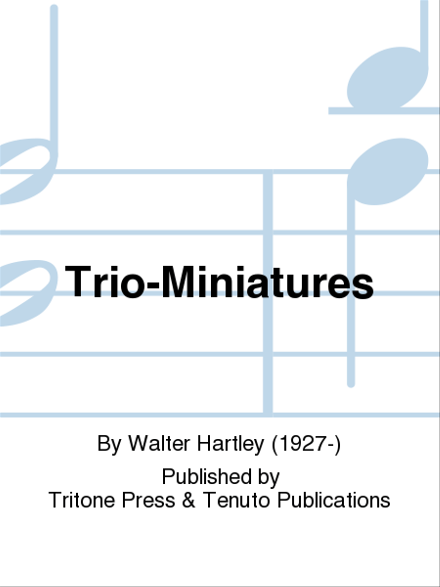 Trio-Miniatures Chamber Music scores gallery preview page 1