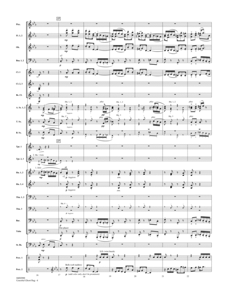 Graceful Ghost Rag - Conductor Score (Full Score)
