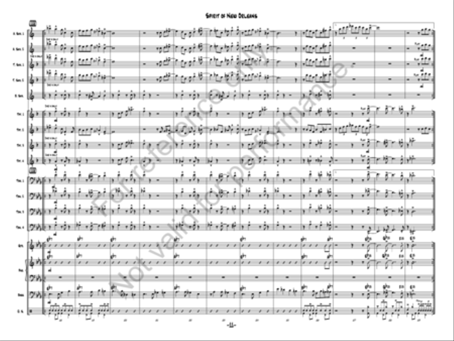 Spirit of New Orleans Spirit of New Orleans Jazz Ensemble scores gallery preview page 12