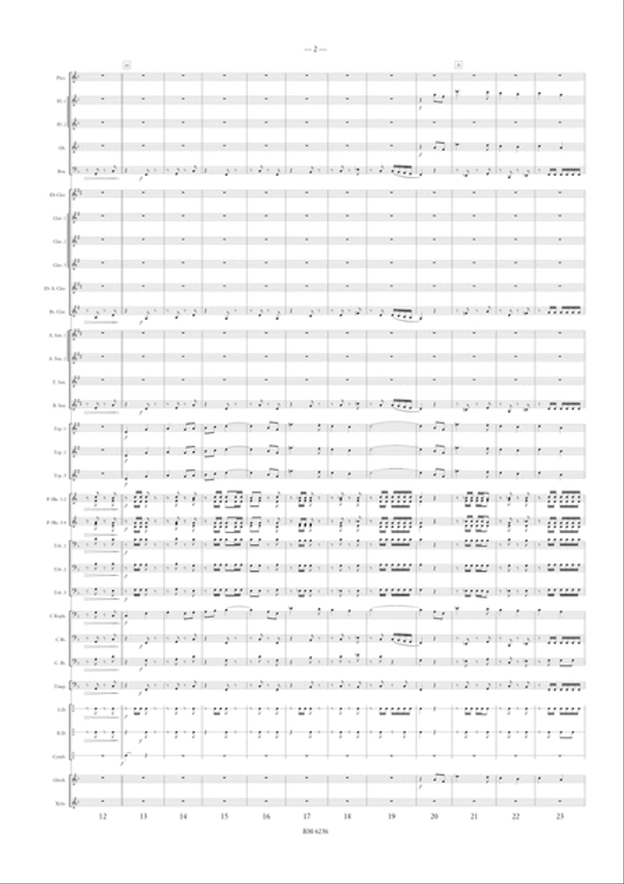 The Admiration for Wind Band The Admiration for Wind Band Concert Band scores gallery preview page 3
