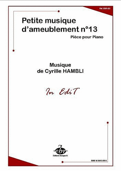 Petite Musique D'Ameublement No.13 image number null