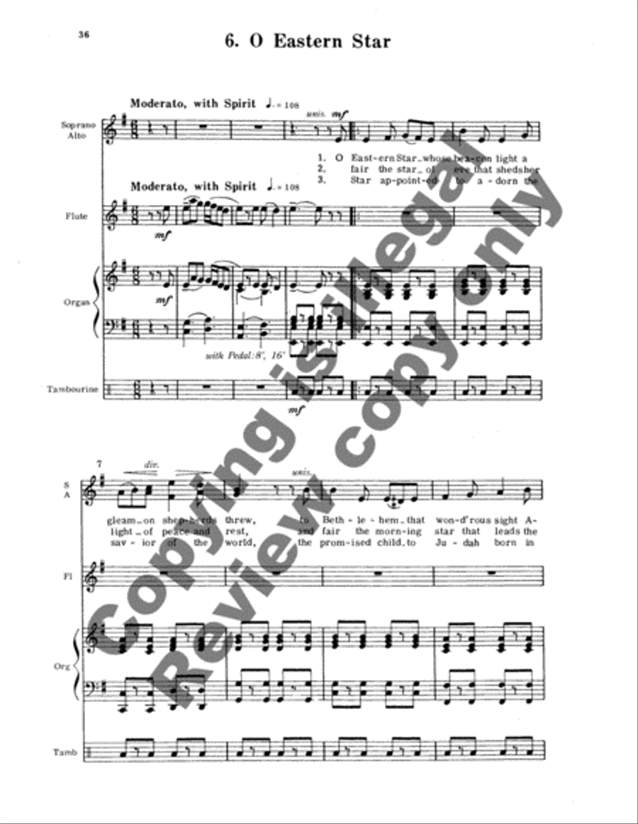 A Christmas Celebration 4-Part scores gallery preview page 8