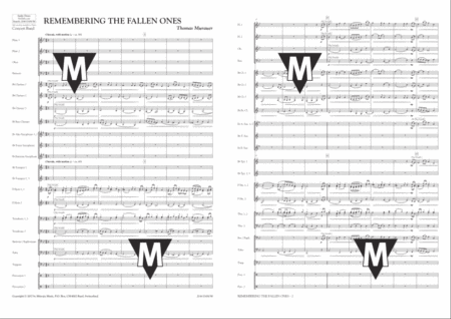 Remembering the Fallen Ones Choir scores gallery preview page 2