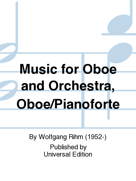 Music For Oboe And Orchestra, Oboe/Pianoforte