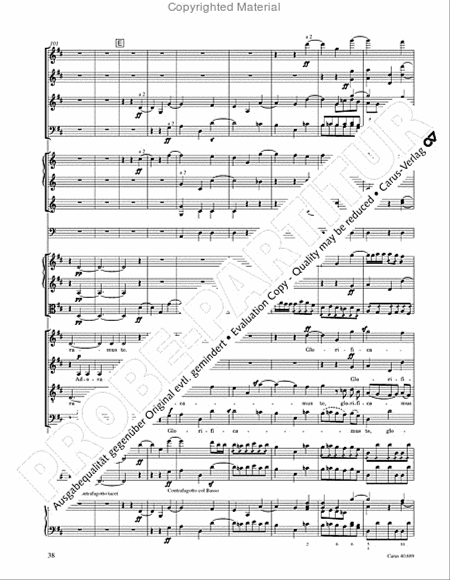 Missa solemnis Missa solemnis 4-Part scores gallery preview page 54