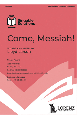 Book cover for Come, Messiah!