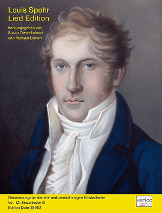 Book cover for Louis Spohr Lied Edition Vol.12