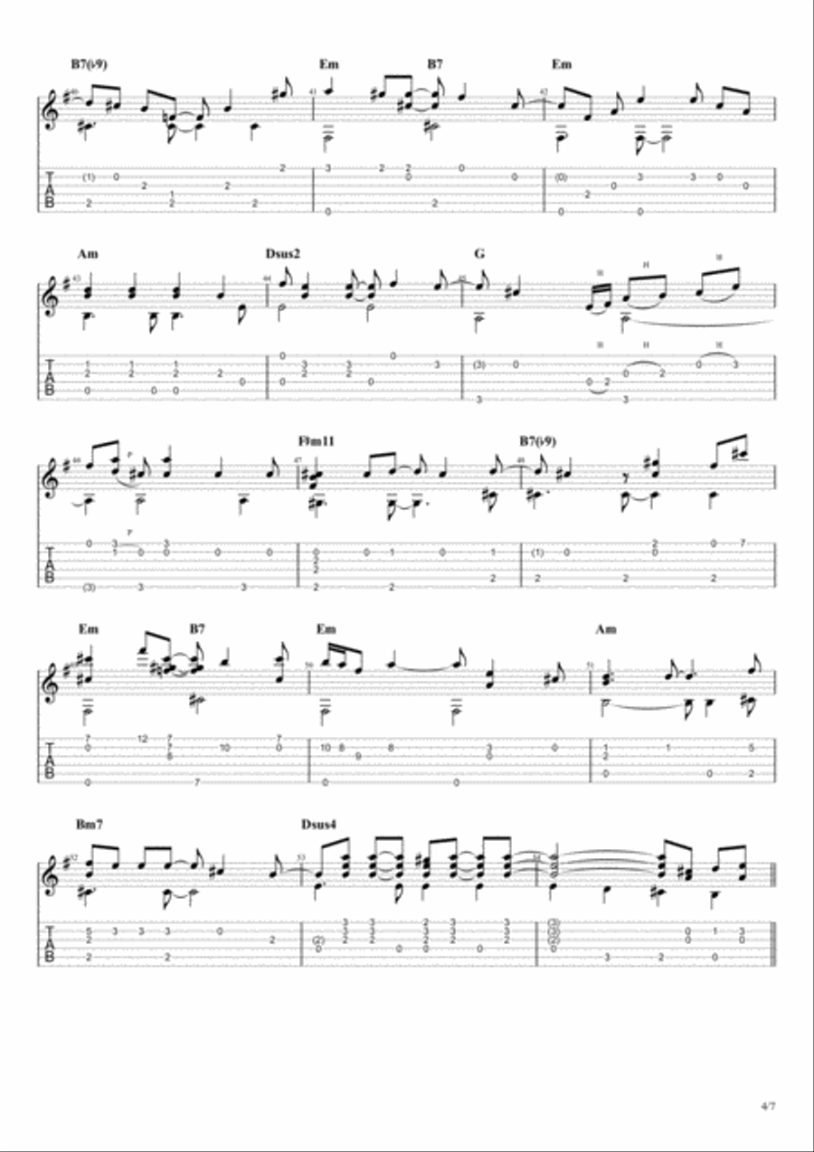 You've Got A Friend You've Got A Friend Electric Guitar scores gallery preview page 4