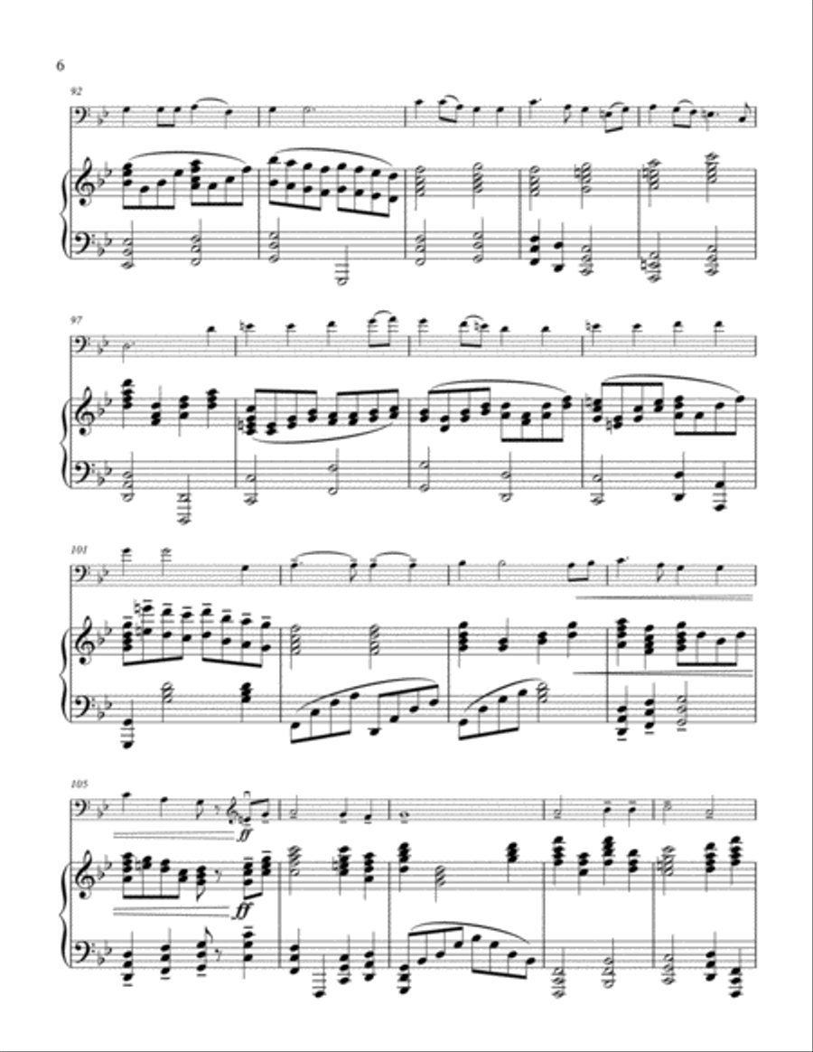 Cantus for Cello and Piano Piano scores gallery preview page 6