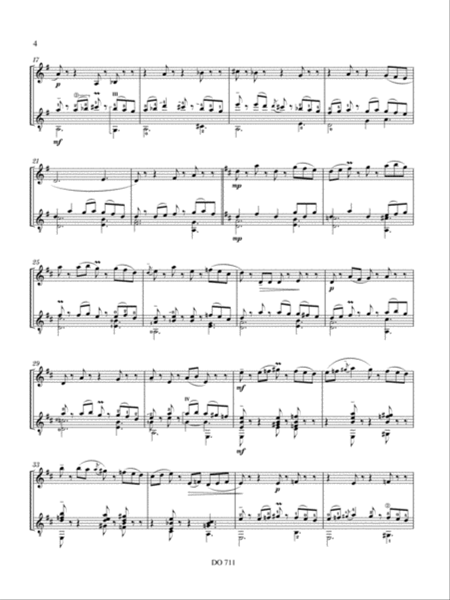 Three East Tales Violin scores gallery preview page 4