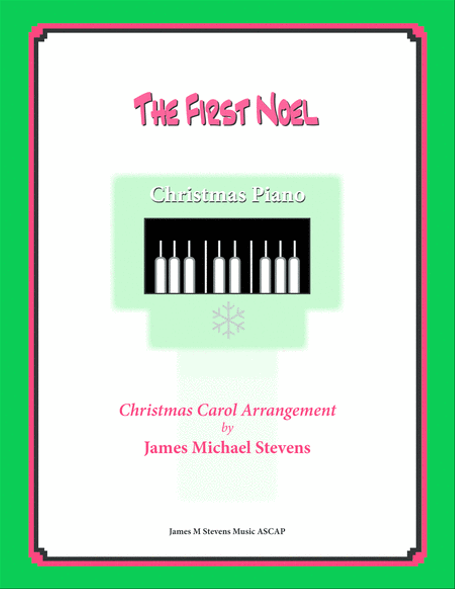 The First Noel (Christmas Piano) Piano Solo scores gallery preview page 1