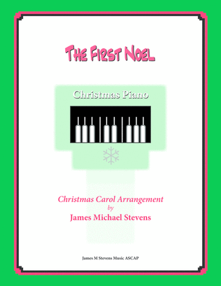 Book cover for The First Noel (Christmas Piano)