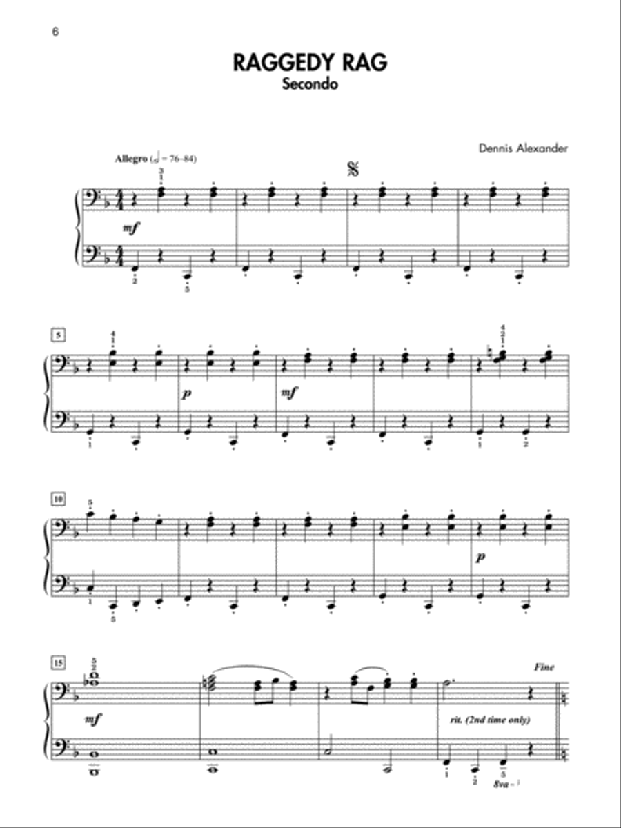 Just for Two, Book 3 - Piano Duet (1 Piano, 4 Hands) Piano Method scores gallery preview page 6