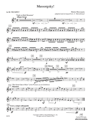 Mussorgsky!: 1st B-flat Trumpet
