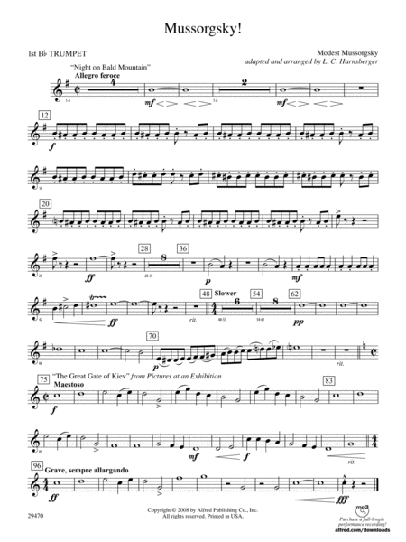 Mussorgsky!: 1st B-flat Trumpet