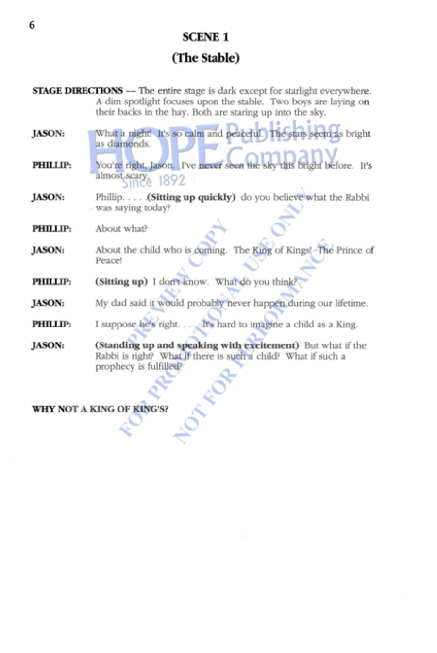 Stable Fit for a King Unison Choir scores gallery preview page 8