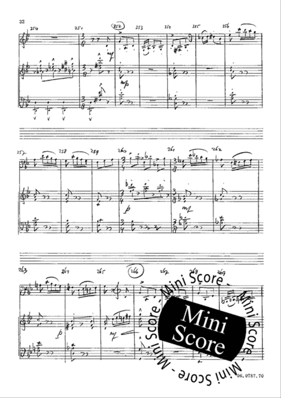 Concerto for Bass Clarinet Bass Clarinet scores gallery preview page 34