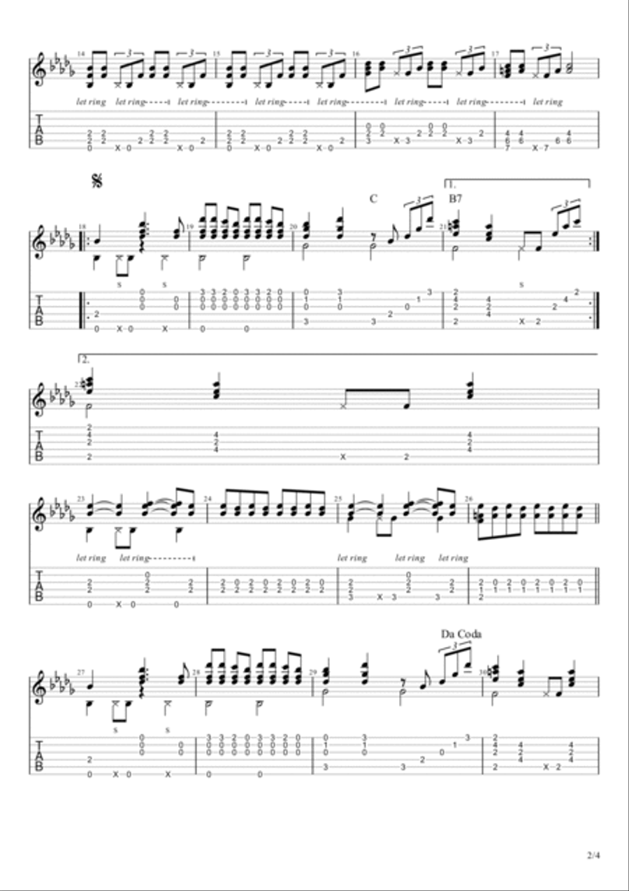 Believer Believer Electric Guitar scores gallery preview page 2