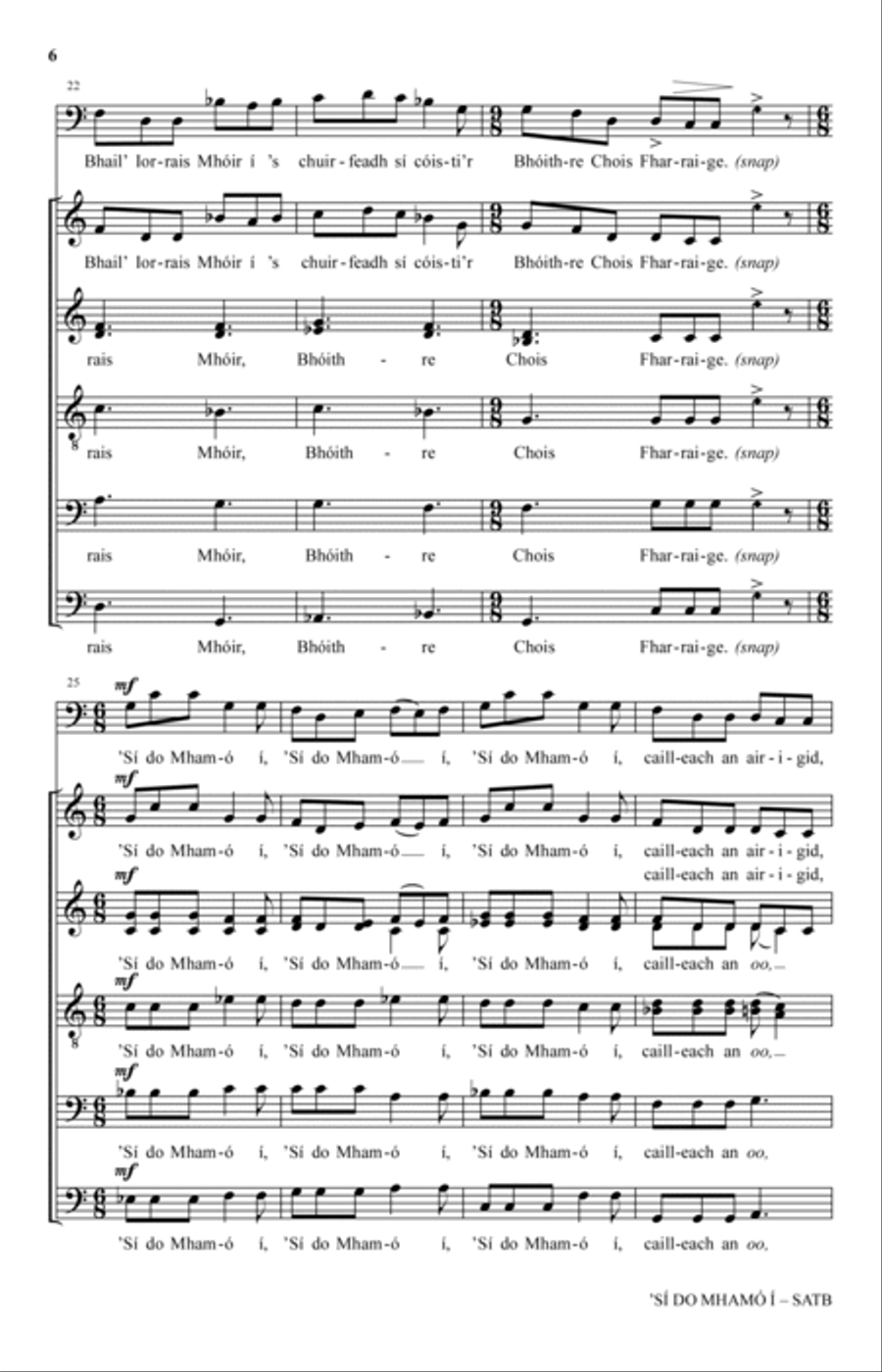 Si Do Mhamo I Si Do Mhamo I 4-Part scores gallery preview page 4
