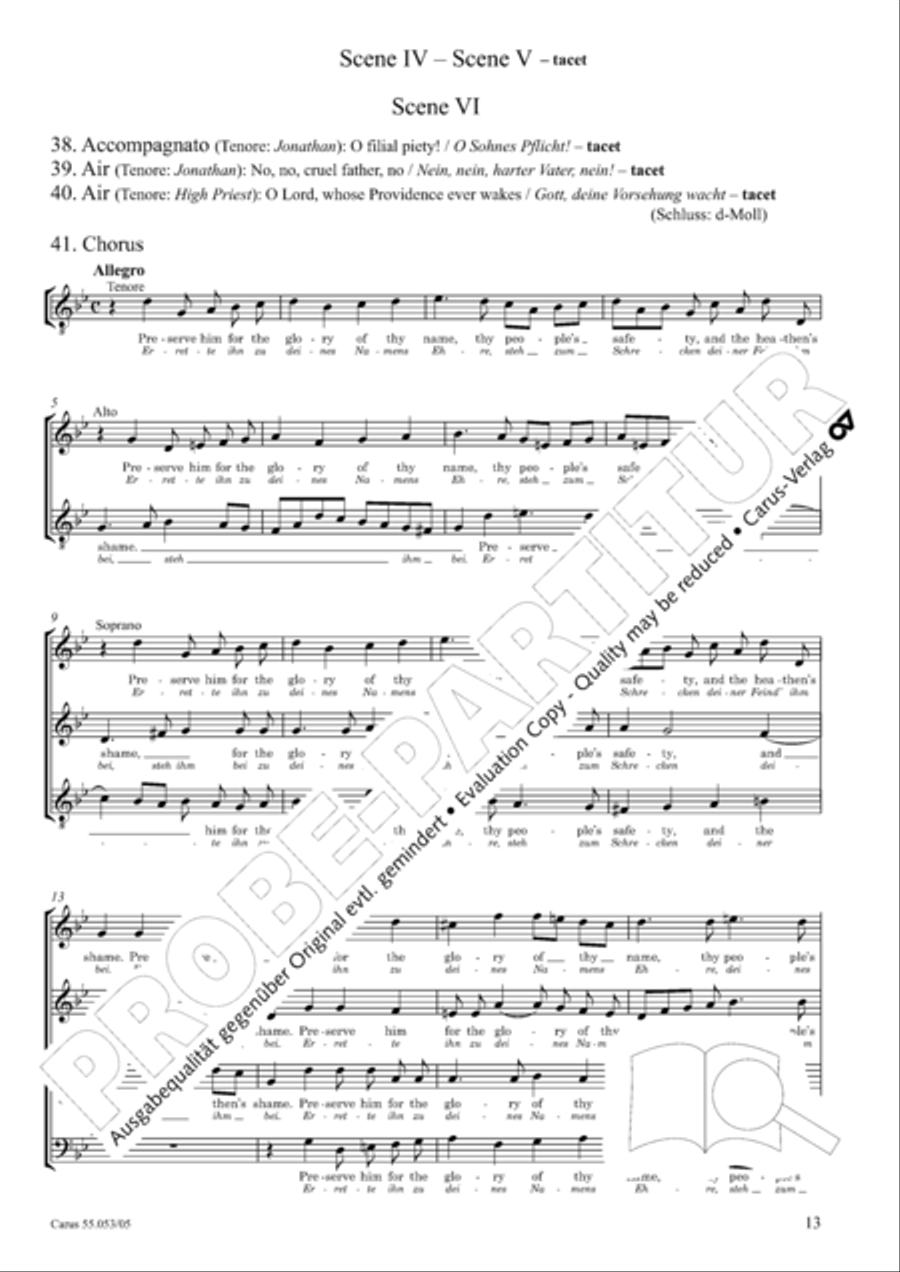 Saul SSATB scores gallery preview page 14