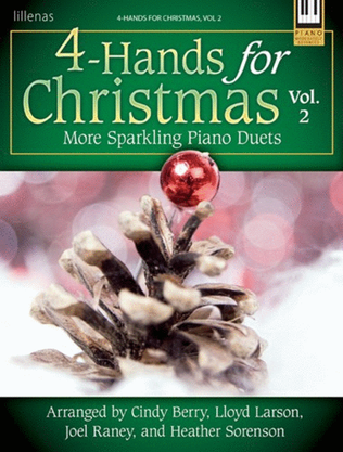 Book cover for 4-Hands for Christmas, Vol. 2
