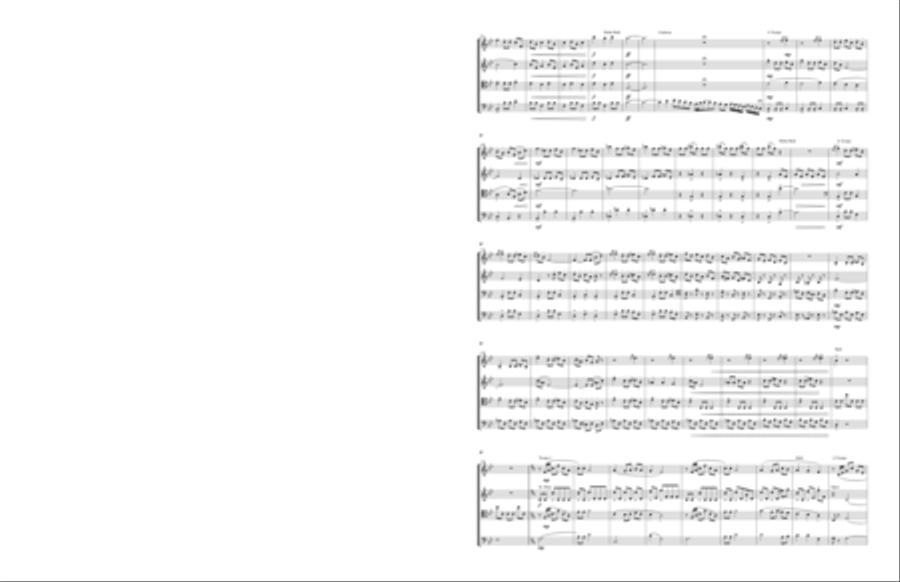 Slavonic Dance No. 4 Brass Quartet scores gallery preview page 4