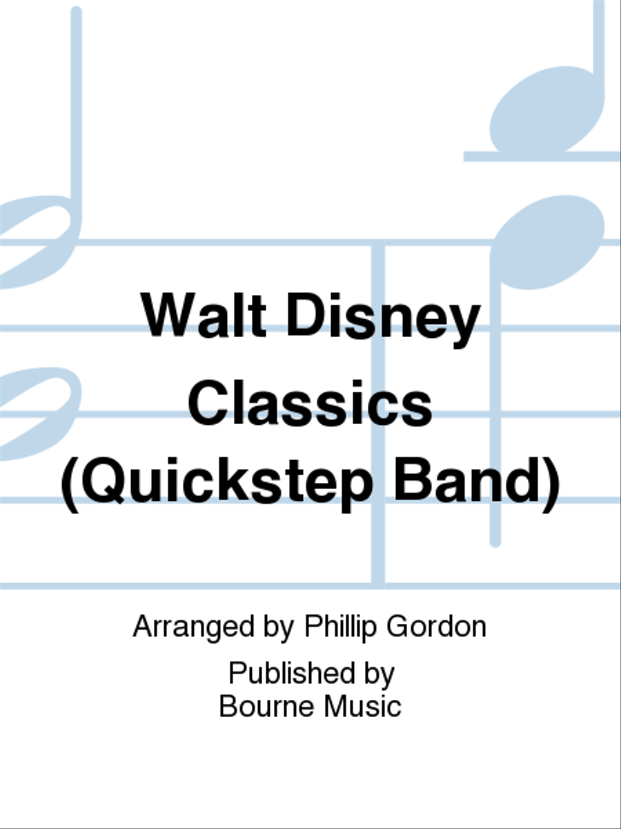 Walt Disney Classics (Quickstep Band) Concert Band scores gallery preview page 1