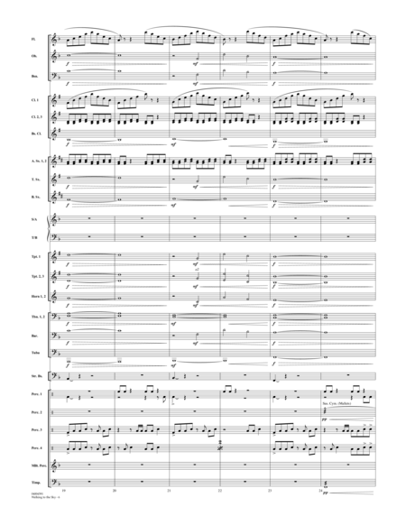 Walking to the Sky - Conductor Score (Full Score)