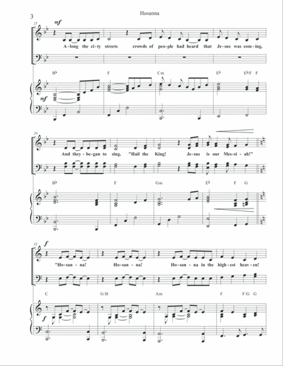 Hosanna 4-Part scores gallery preview page 4