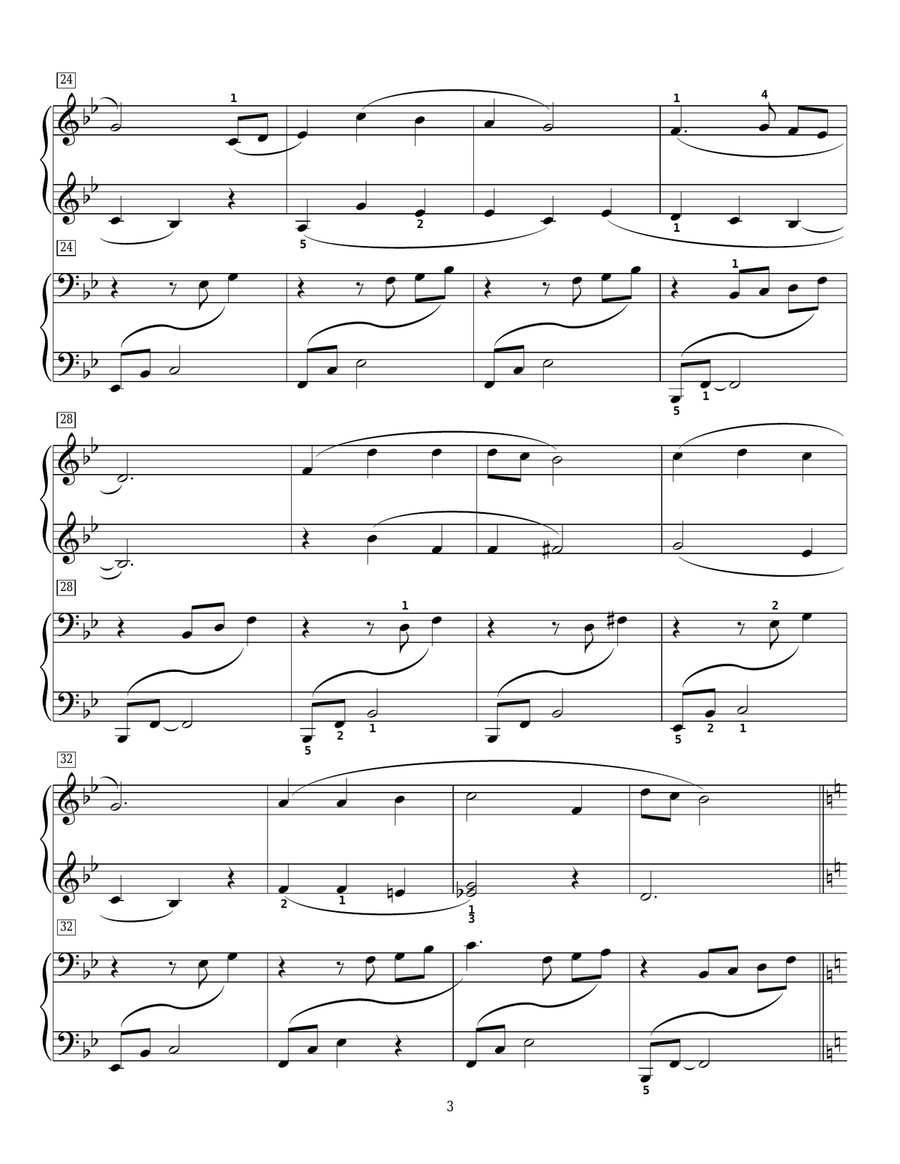 Shake Me I Rattle (Squeeze Me I Cry) Piano Duet scores gallery preview page 3