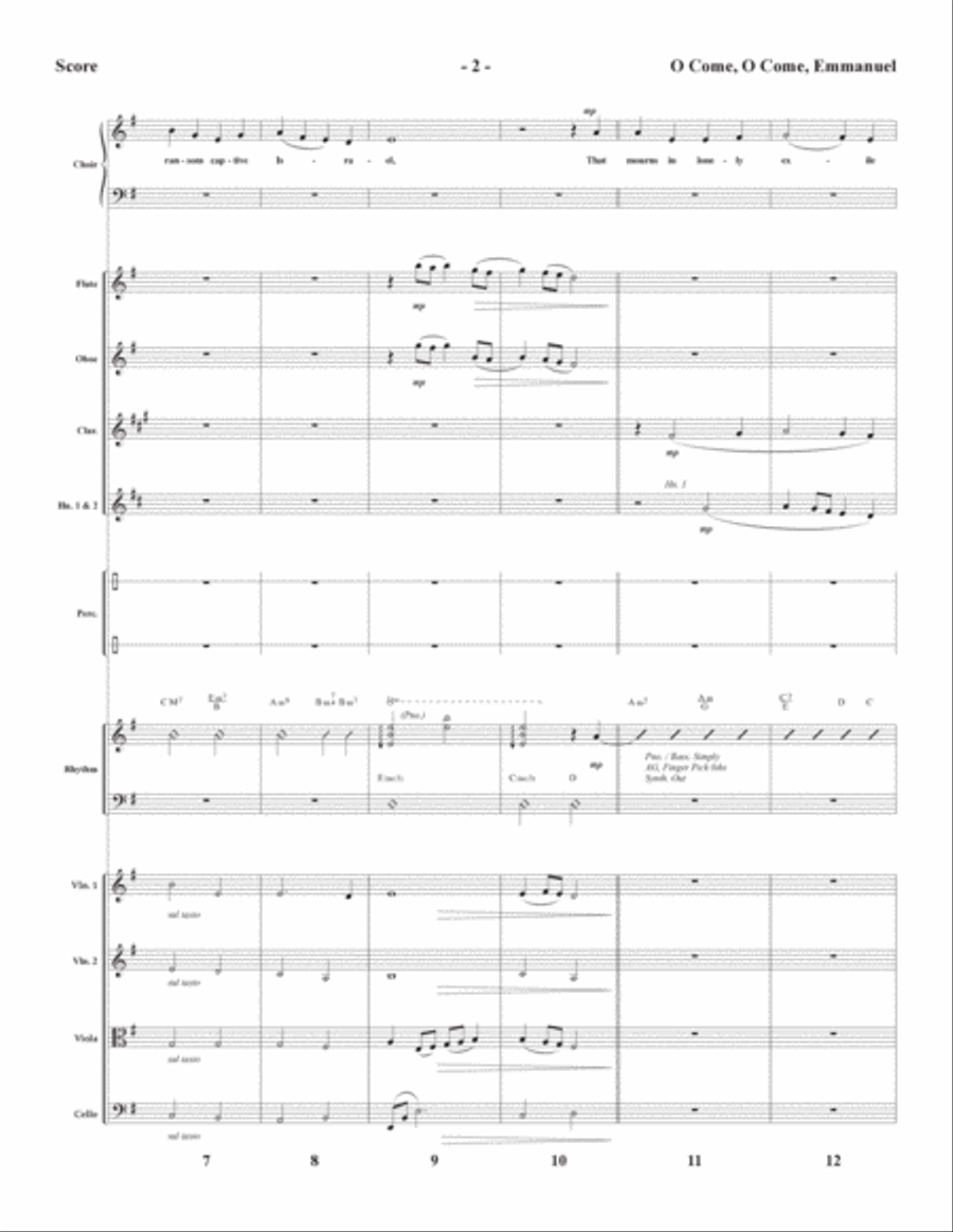 The Thrill of Hope (A New Service of Lessons and Carols) - Full Score Choir scores gallery preview page 2