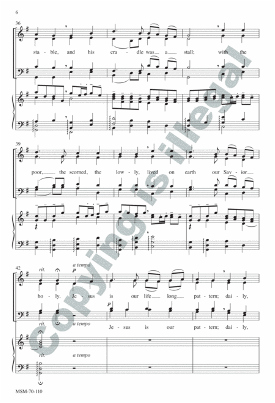 A Carol Suite SSATBB scores gallery preview page 6