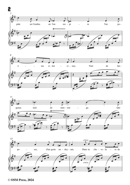 G. Fauré-Arpège,in e minor,Op.76 No.2