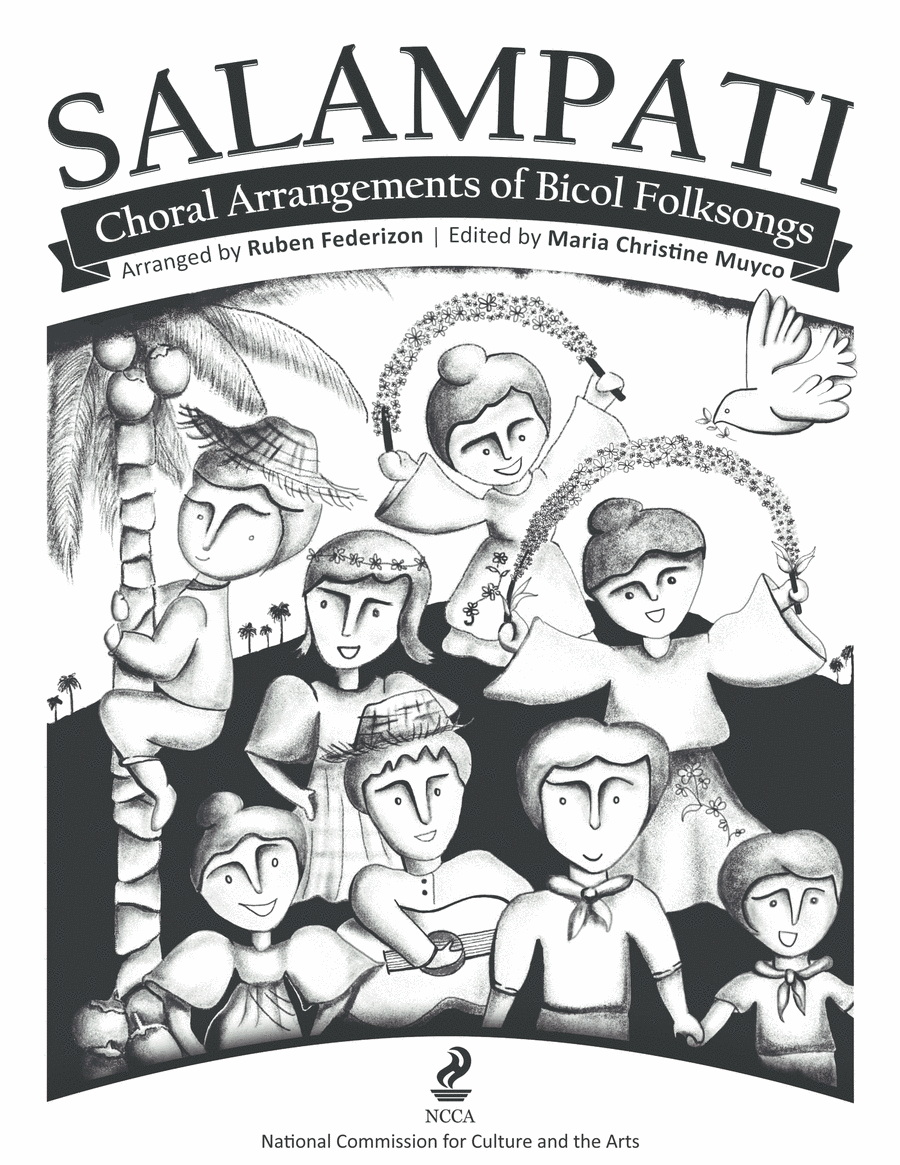 SALAMPATI - Choral Arrangements of Filipino Folksongs (Bicol Region) 4-Part scores gallery preview page 1