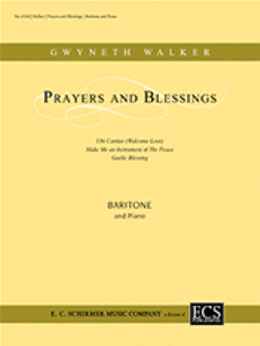 Prayers and Blessings Baritone Voice scores gallery preview page 1