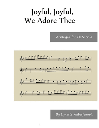 Joyful, Joyful, We Adore Thee - Flute Solo