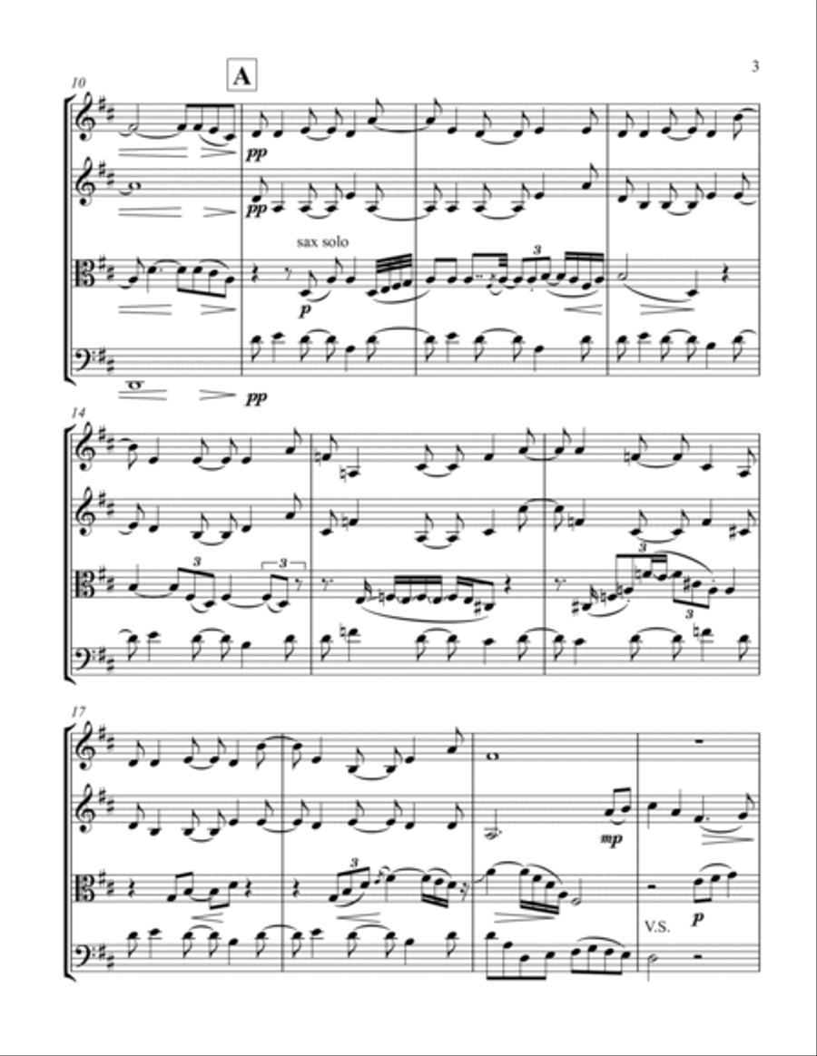 Us And Them String Quartet scores gallery preview page 3