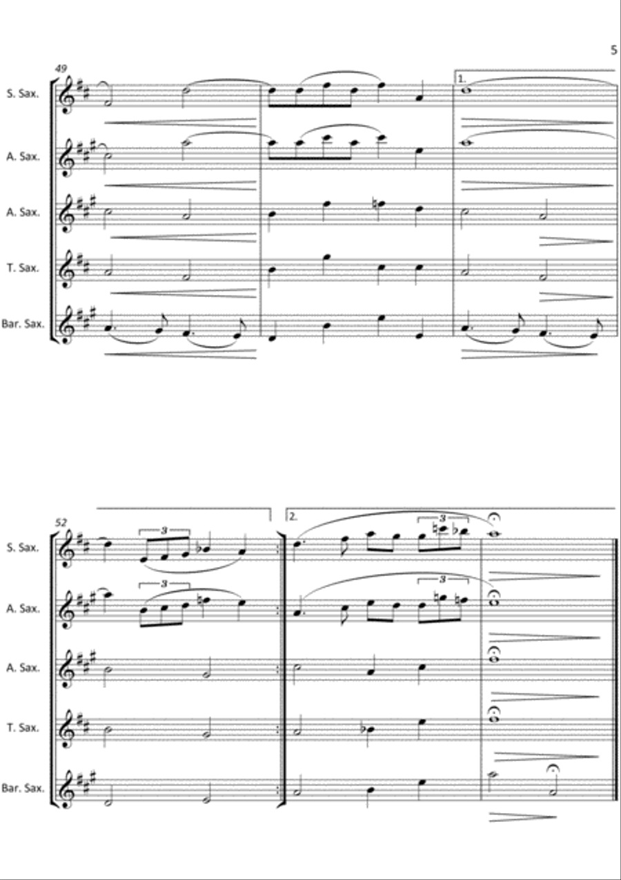At Last At Last Woodwind Quartet scores gallery preview page 5