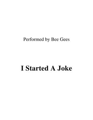 Book cover for I Started A Joke