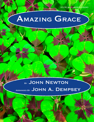 Book cover for Amazing Grace (Trio for Flute, Clarinet and Piano)