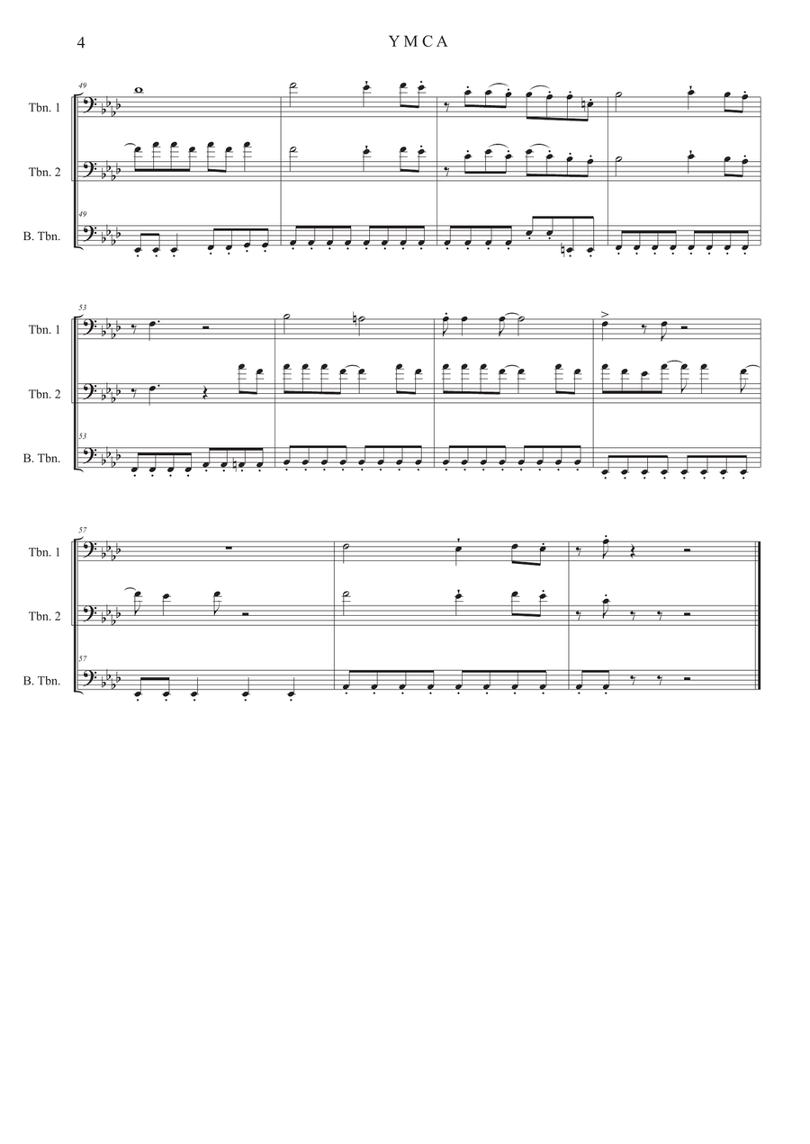 Y.M.C.A. Brass Ensemble scores gallery preview page 4