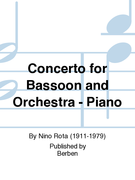 Concerto for Bassoon and Orchestra - Piano