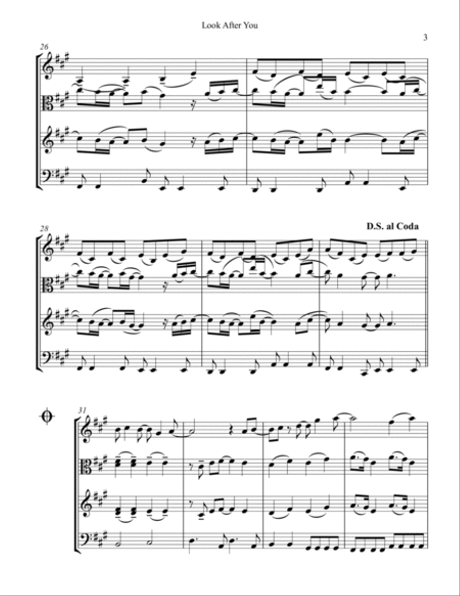 Look After You String Trio scores gallery preview page 3