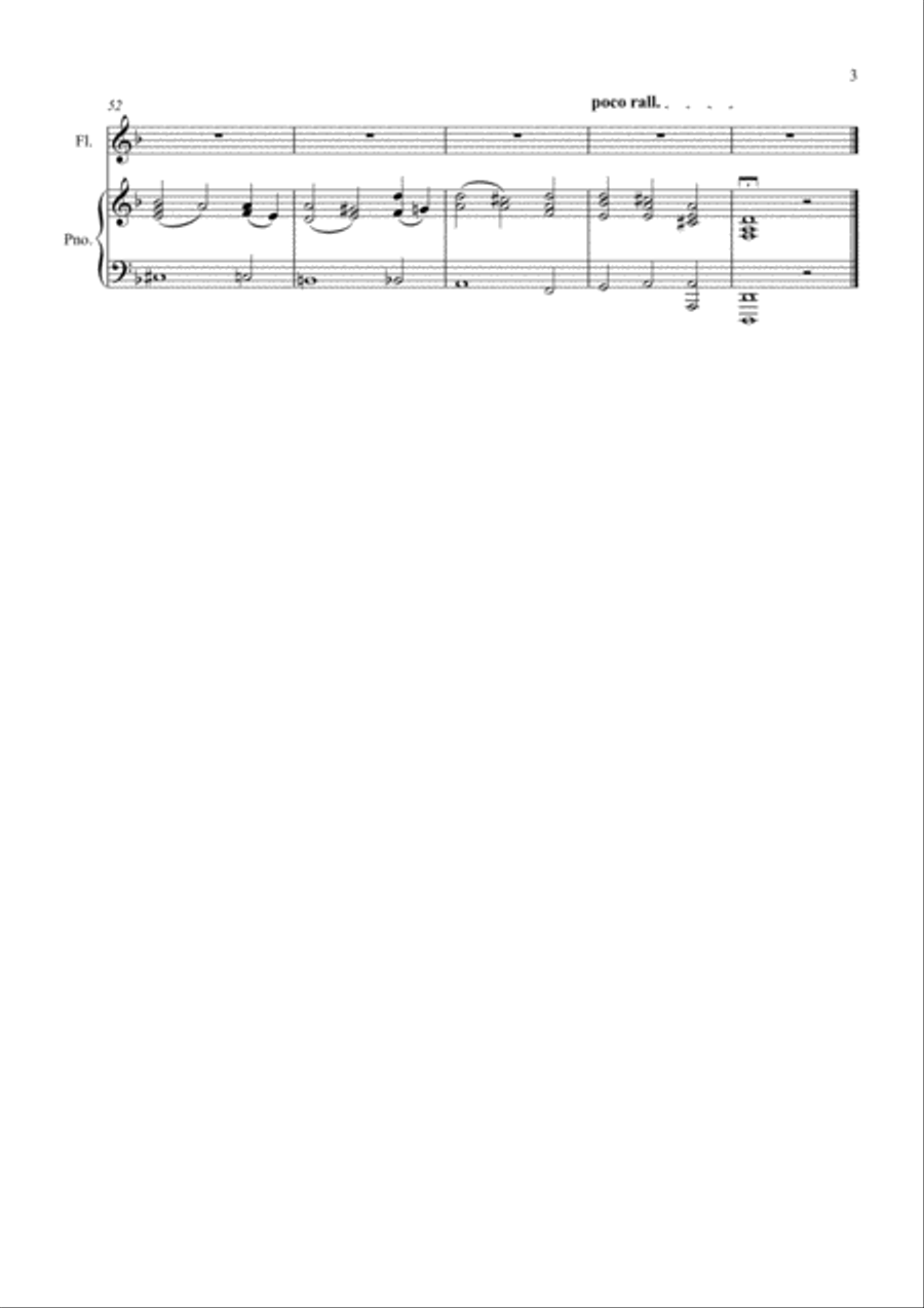 Dido's Lament for Flute and Piano Dido's Lament for Flute and Piano Flute Solo scores gallery preview page 3