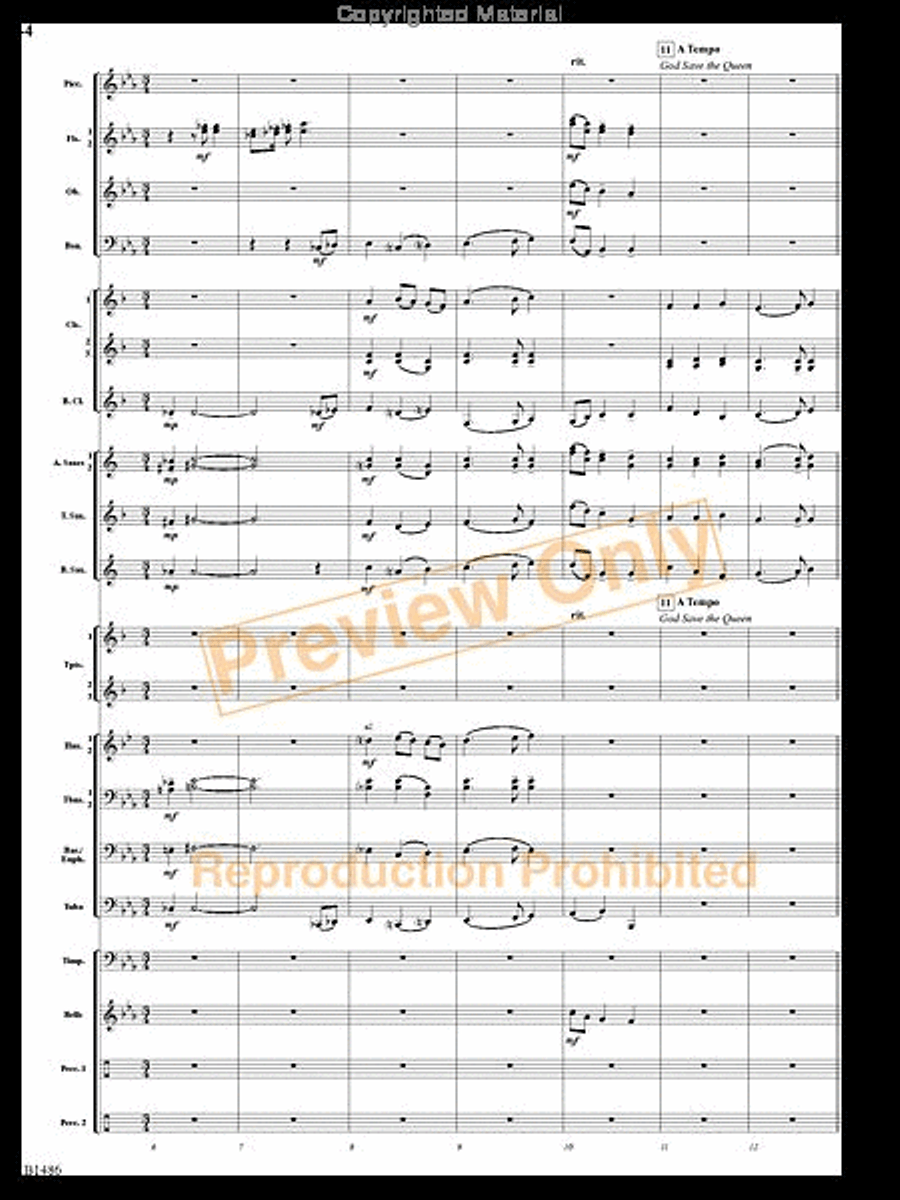 An American Spectacular An American Spectacular Concert Band scores gallery preview page 3