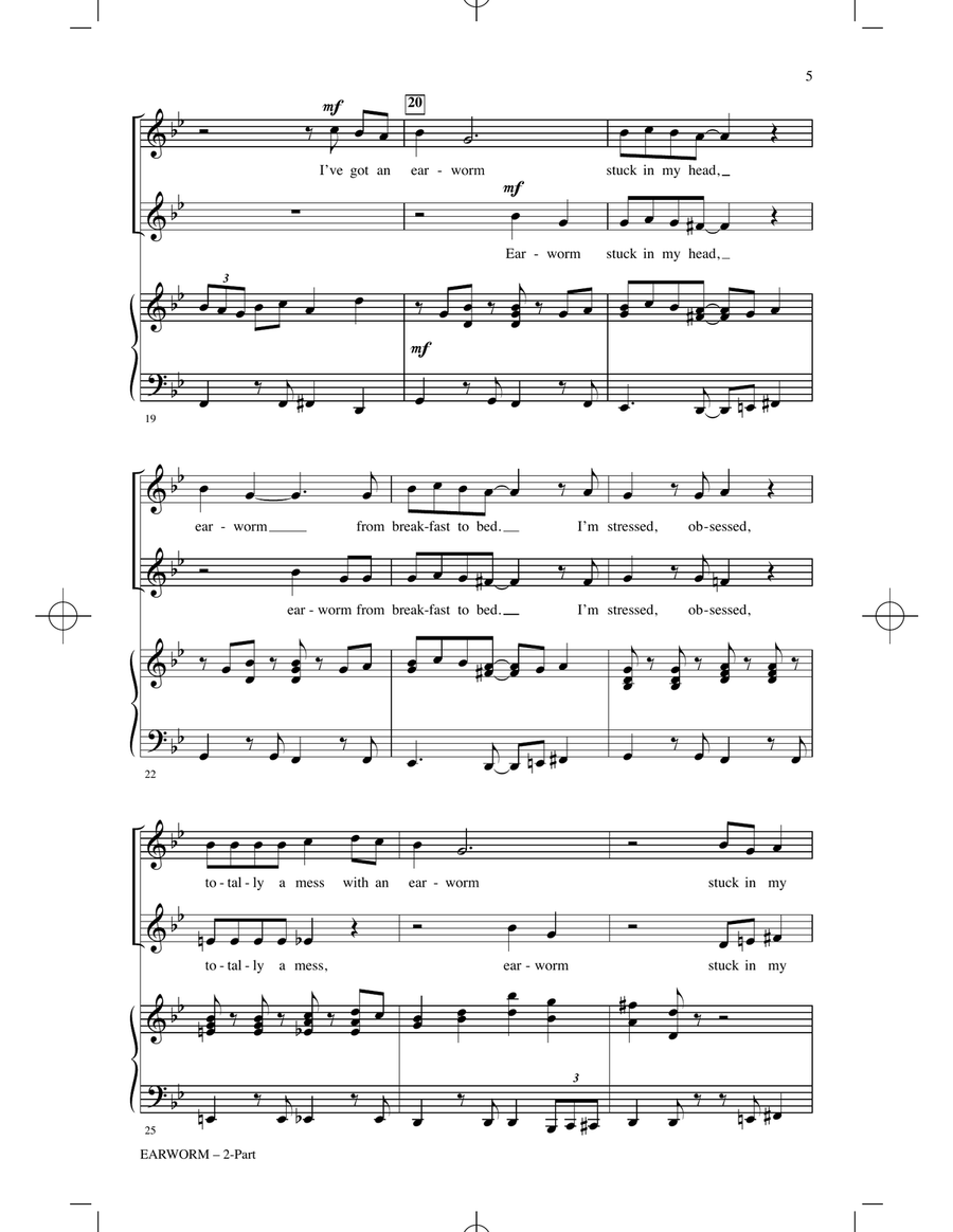 Earworm 2-Part scores gallery preview page 3